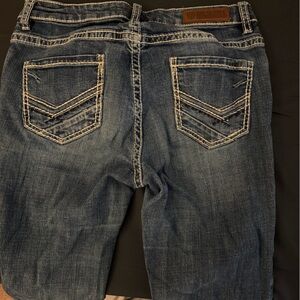 Rock & Roll Cowgirl Dark Blue Boot Cut Jeans